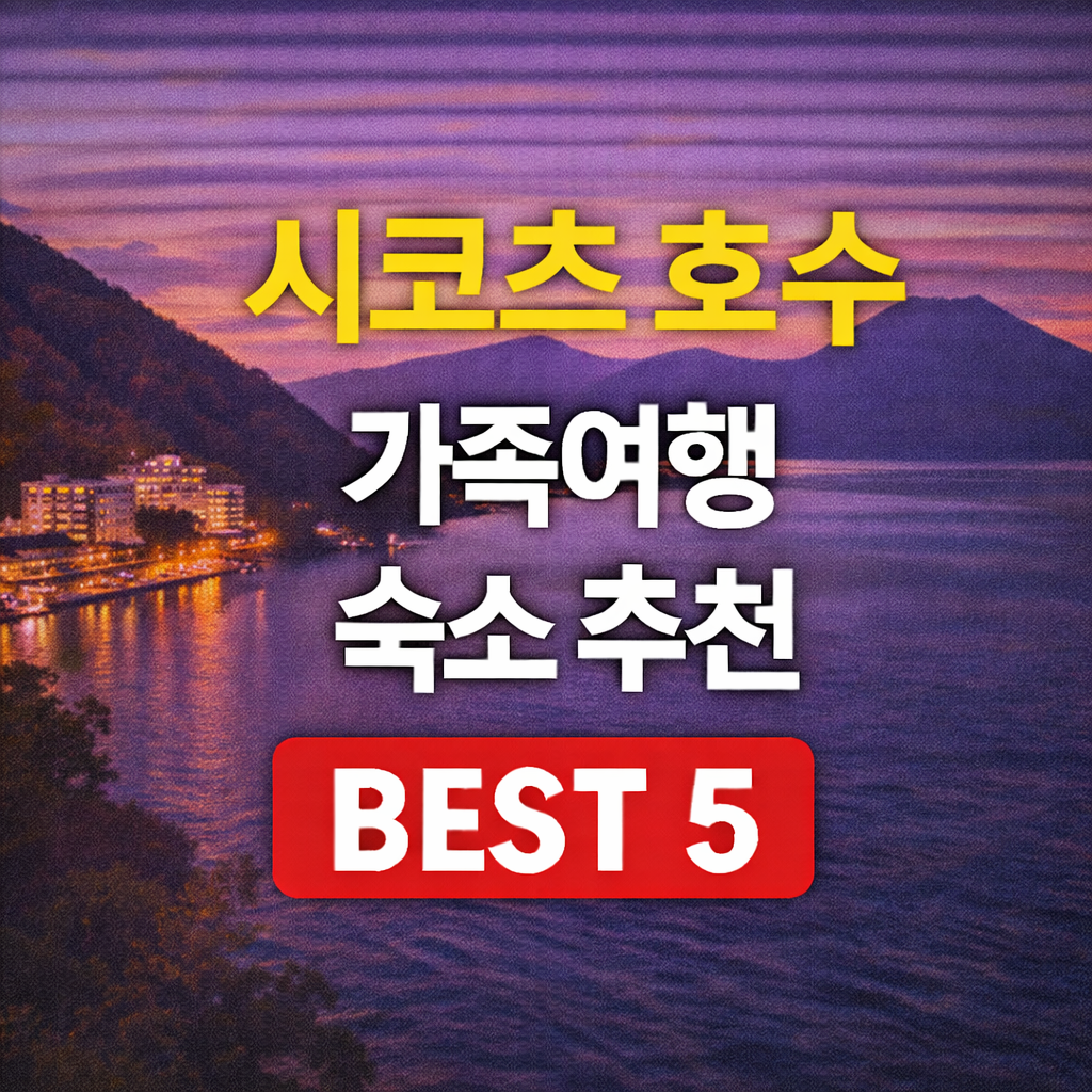 시코츠 호수 가족여행