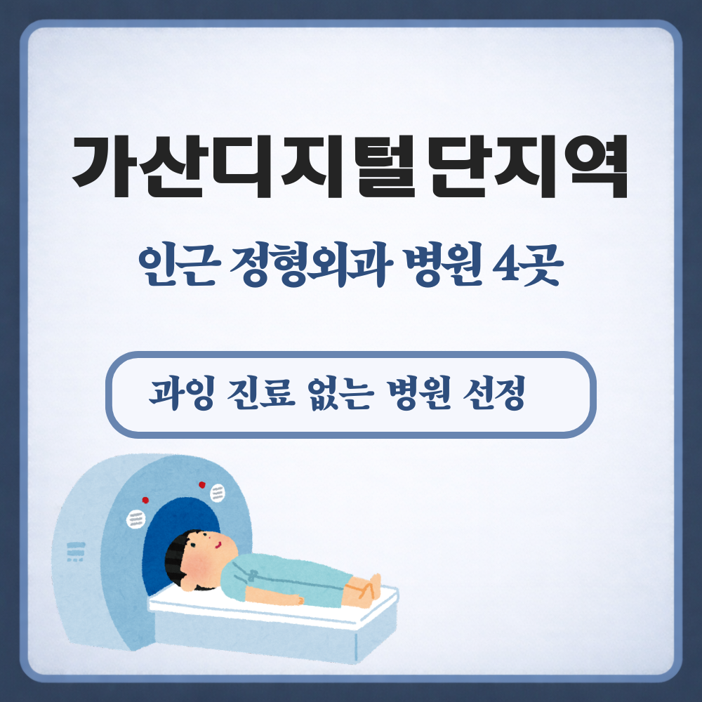 가산디지털단지역 정형외과