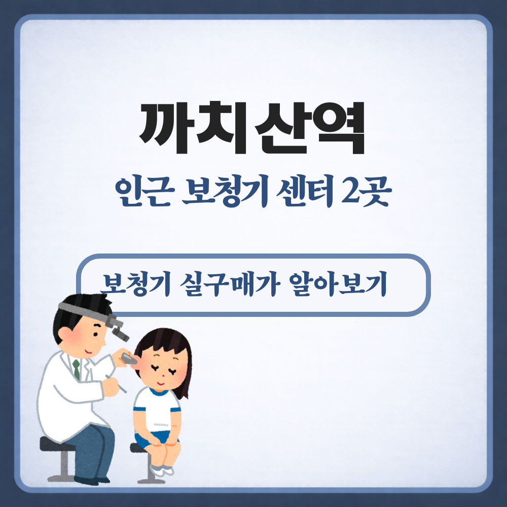 까치산역 보청기