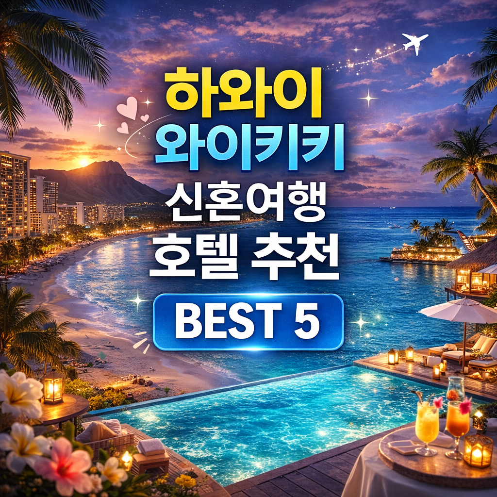 하와이 와이키키 신혼여행