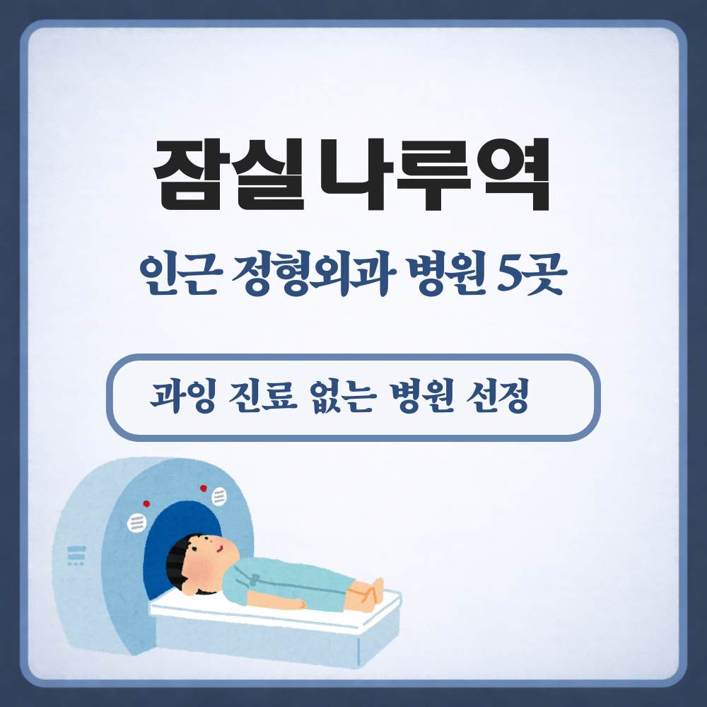 잠실나루역 정형외과